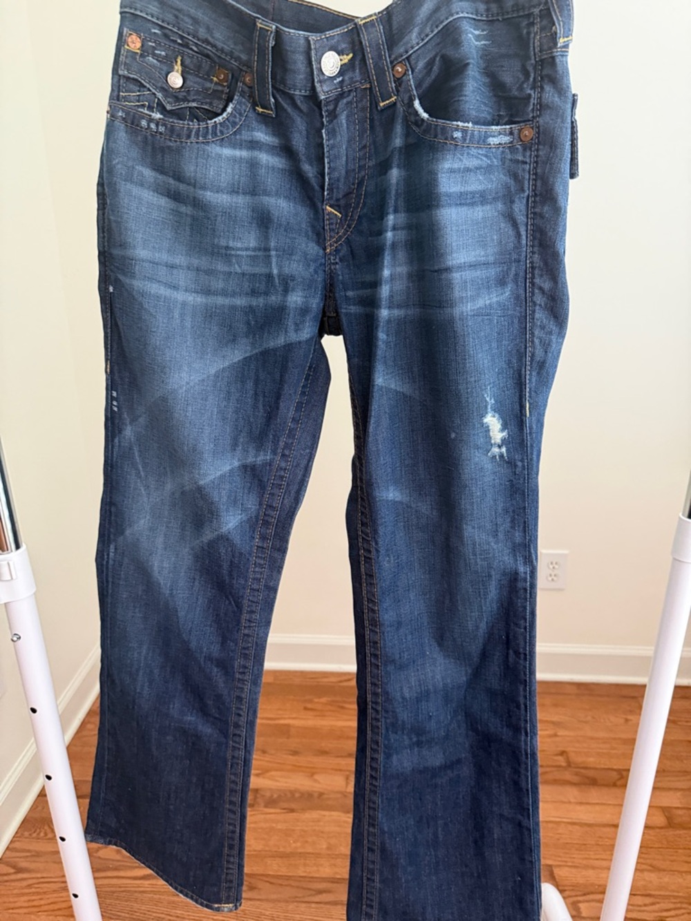 True Religion Billy Dark Blue Denim Jeans Sz 32